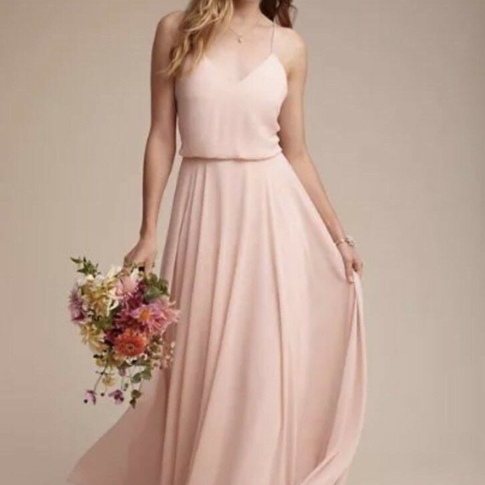 Jenny Yoo "Inesse" Dress Gown Size 4 in Blush